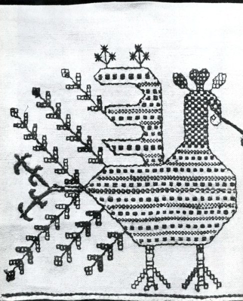 По мотивам народной вышивки