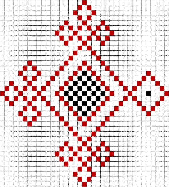 Марийские узоры для вышивки крестом