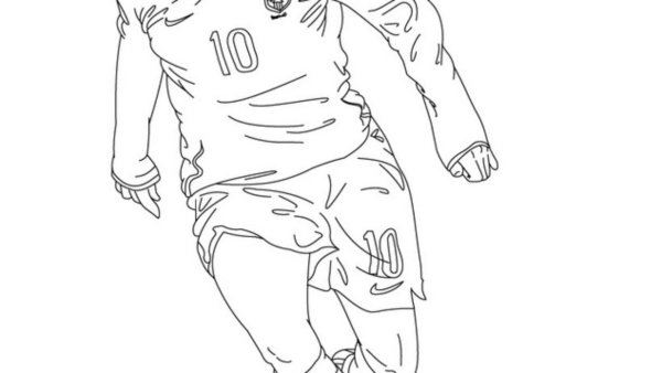 Раскраски футболистов Роналдиньо