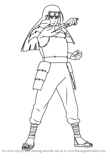 Раскраска Хаширама Сенджу