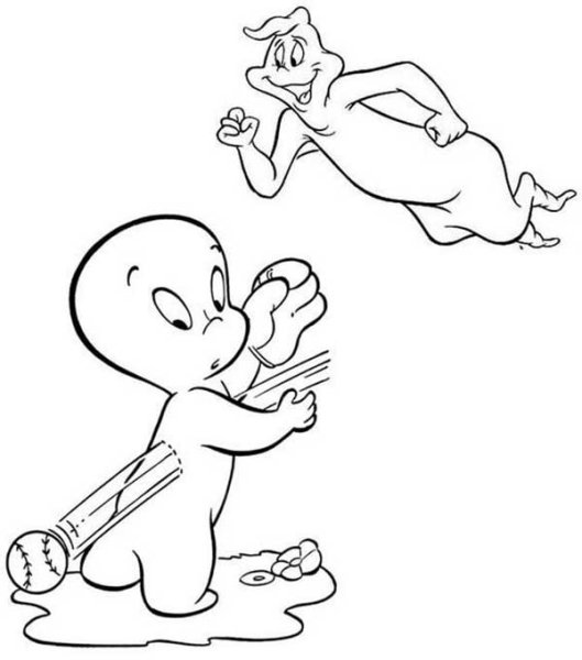 Каспер выглядывает