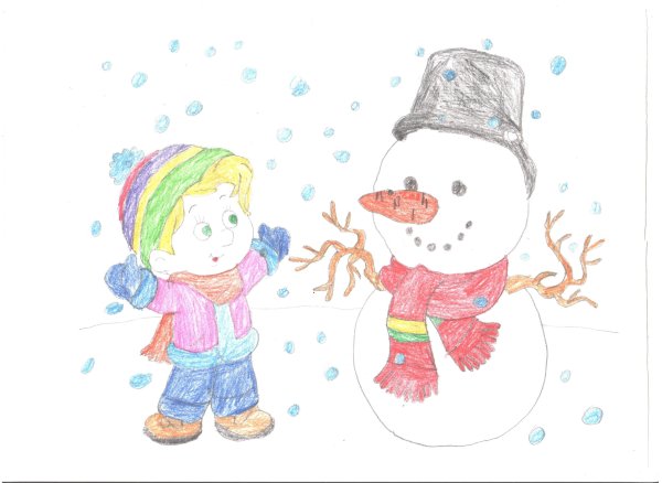 Рисунок на тему Зимушка зима