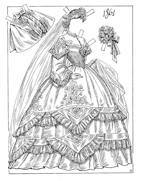 Костюм Барокко 17 века рисунок