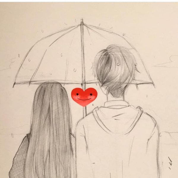 Любовные рисунки для срисовки