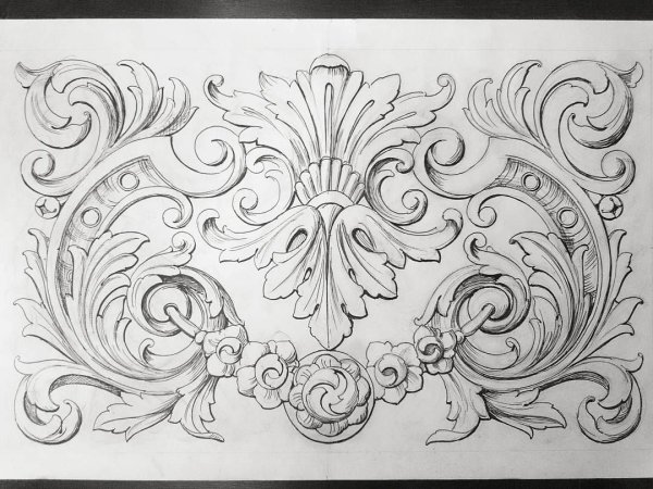 Орнамент Абрамцево Кудринская резьба