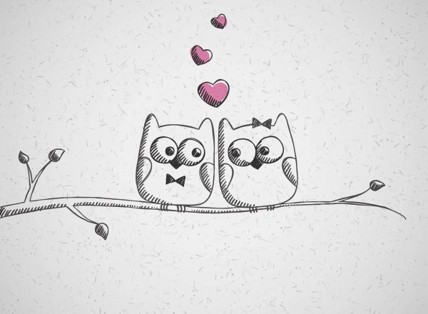 Милые лёгкие рисуночки