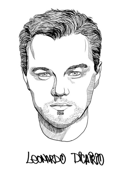 Леонардо ди Каприо в молодости портрет