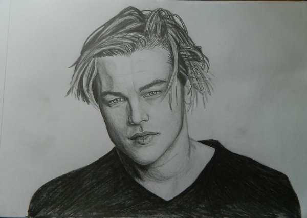 Портреты карандашом Леонардо ДИКАПРИО