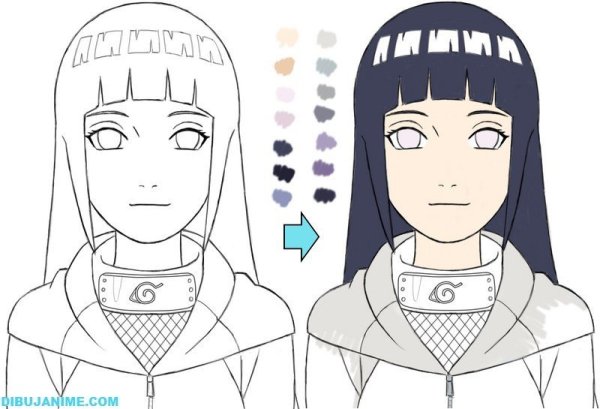 Хината Хьюга Наруто легко