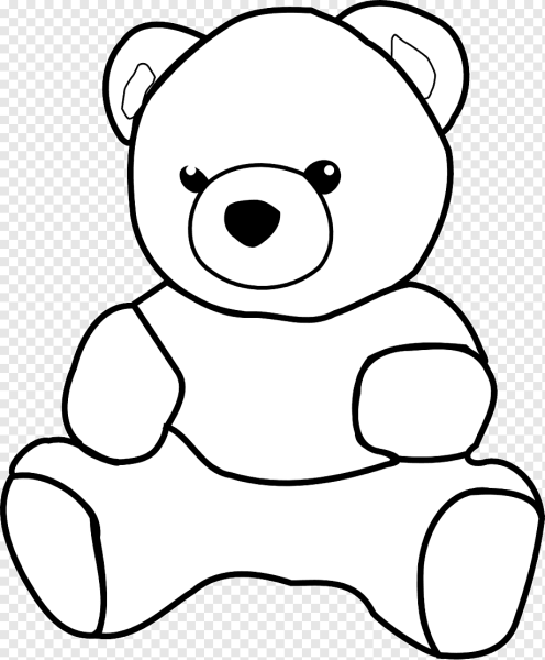 Раскраска игрушка Медвежонок
