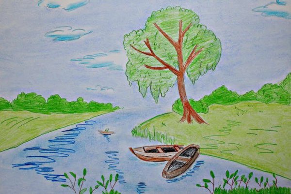 Рисунок на тему природа родного края