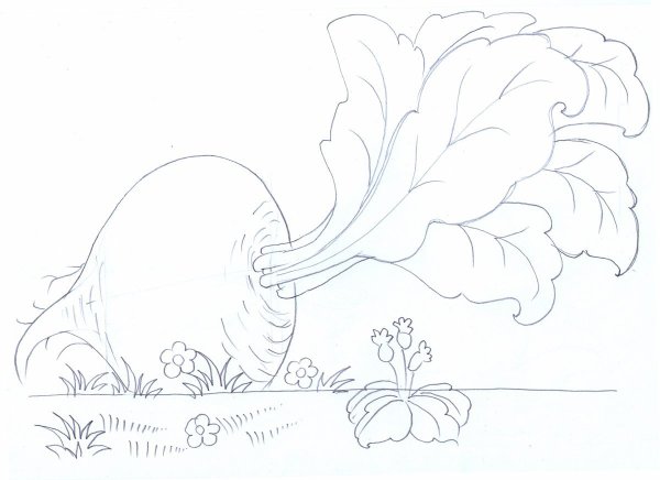 Сказка Репка рисунок