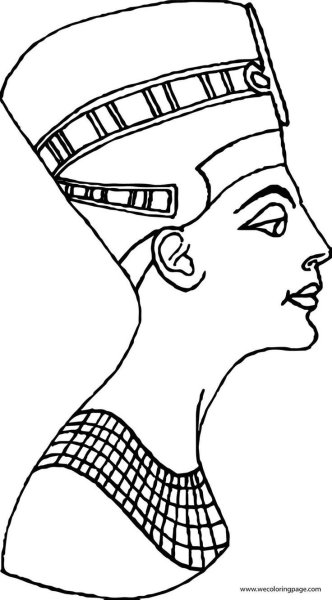 Нефертити царица Египта рисунок