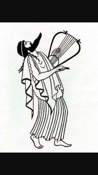 Рисунок к опере Орфей и Эвридика