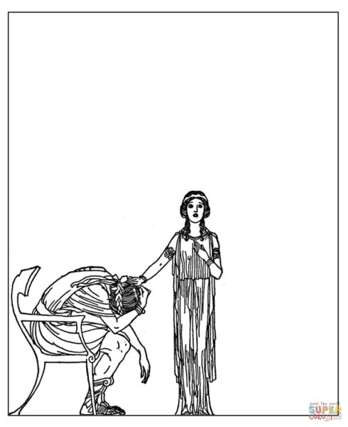 Орфей раскраска