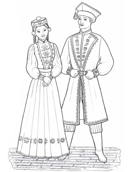 Эскизы одежды