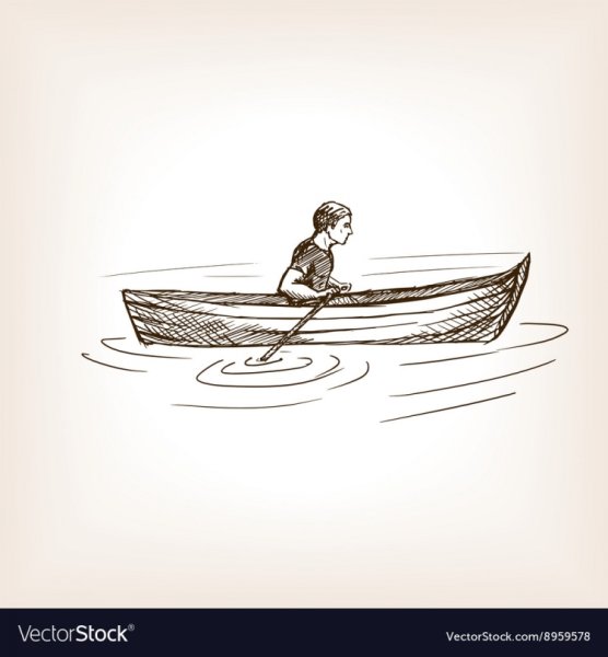 Лодка рисовать