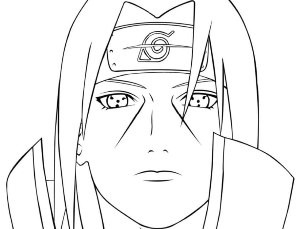 Раскраска Итачи Учиха