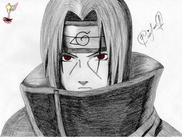 Акацуки карандашом Итачи