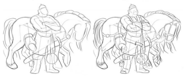 Микула Селянинович богатырь рисунок