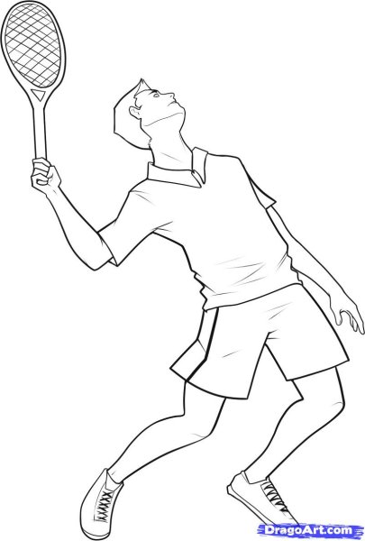 Рисуем спортсменов в движении