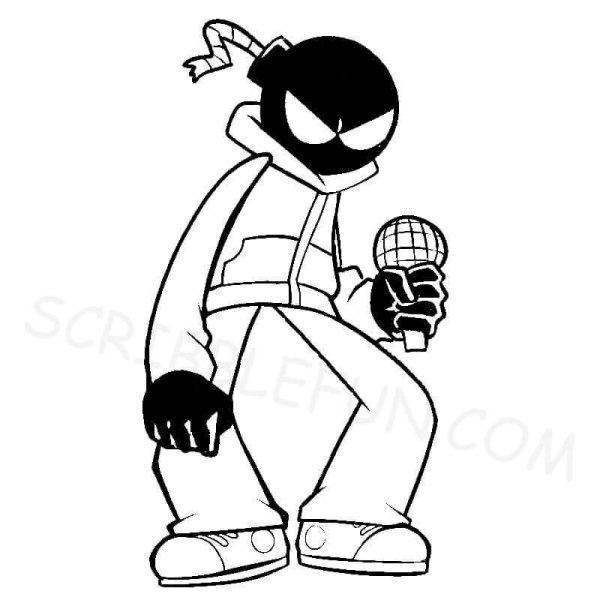 FNF раскраска