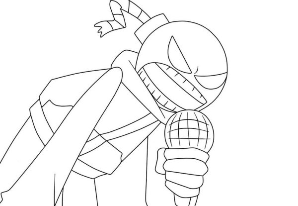 Раскраска Фрайдей Найт Фанкин герои