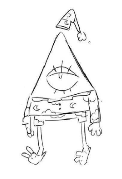 Распечатка Гравити Фолз Билл