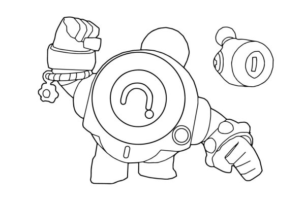 Раскраска Браво старс Нани