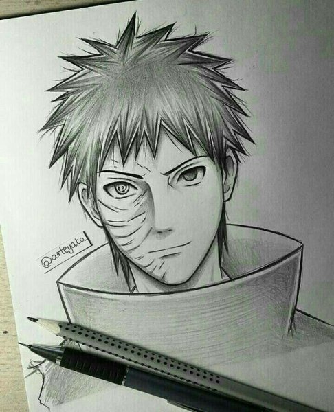 Обито Учиха скетч