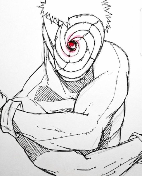 Обито скетч