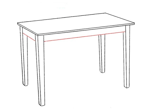 Нарисовать круглый стол