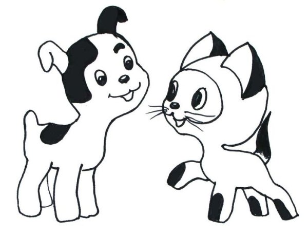 Щенок из котенка по имени Гав