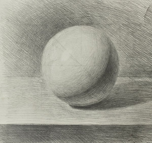 Схема рисования шара