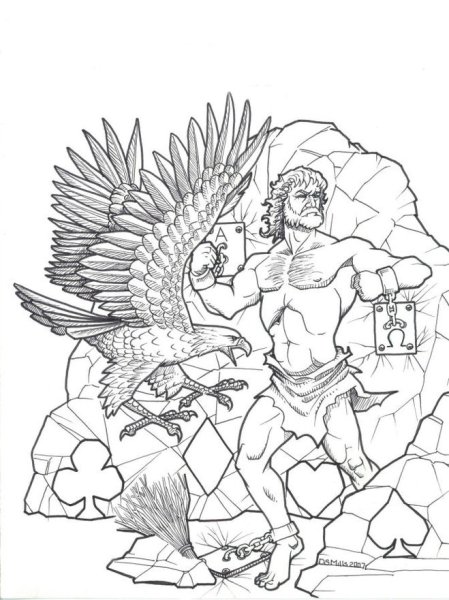 Мифы Греции раскраска
