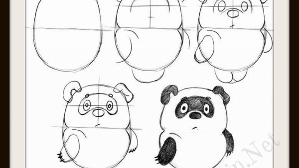 Лавочка вид сбоку карандаш