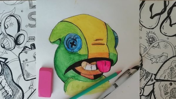 Рисование Леона