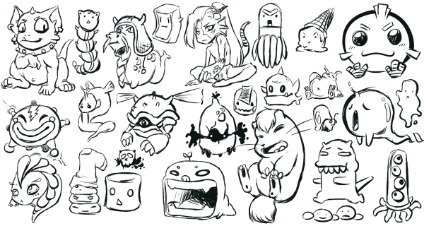 Прикольные мини рисунки