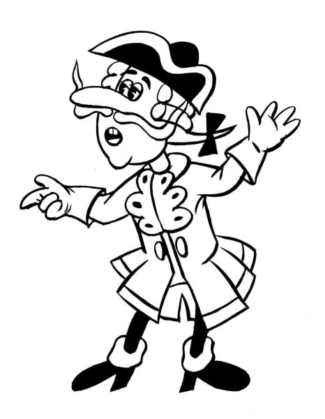 Раскраски барона Мюнхаузена