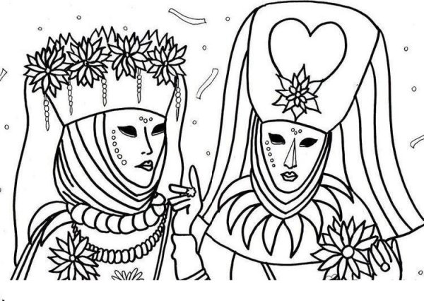 Карнавал рисунок