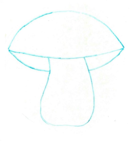 Грибочек для рисования