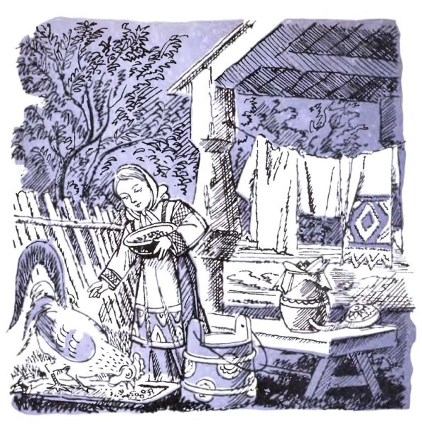 Иллюстрация к сказке Мороз Иванович для 3 класса