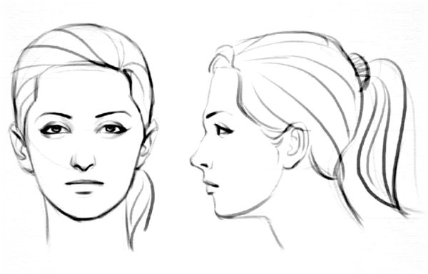 Портрет человека в профиль