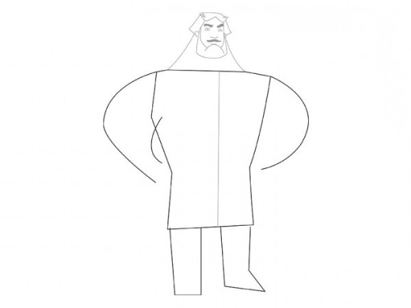 Легкий портрет Ильи Муромца