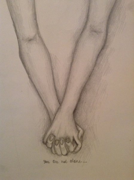 Рисунки серым карандашом