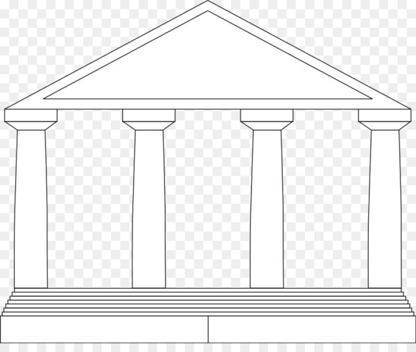 Храм древней Греции нарисова