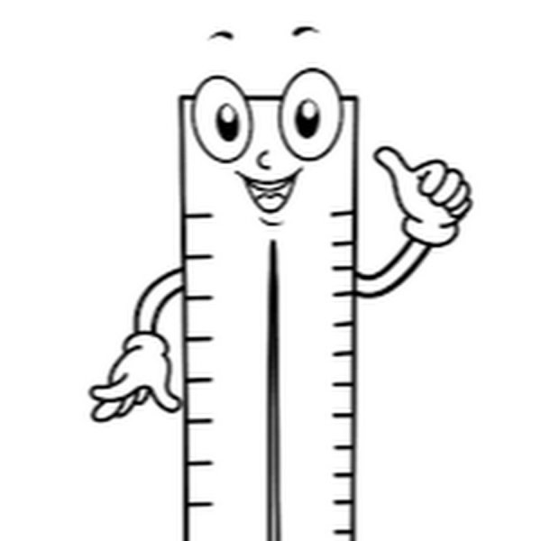 Линейка для раскрашивания