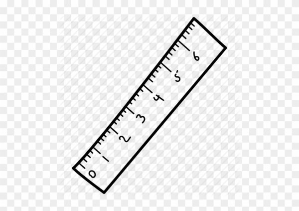 Линейка раскраска для детей