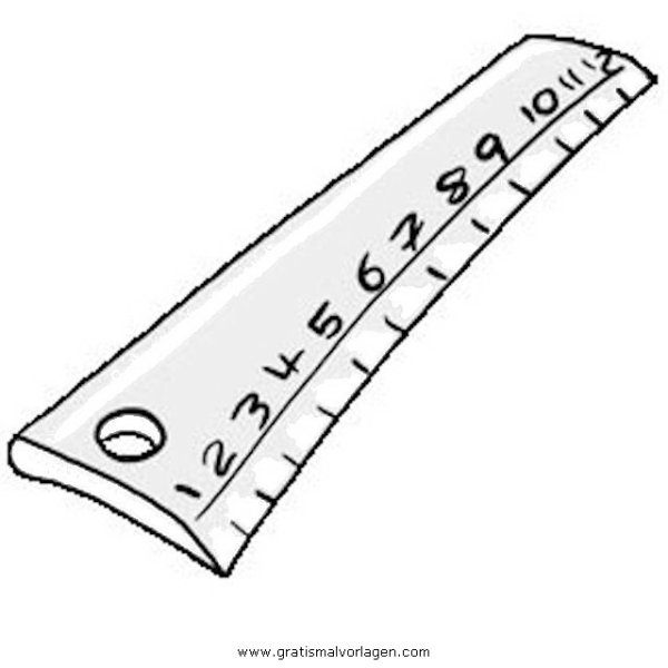 Линейка раскраска