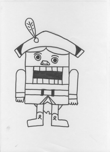 Нарисовать Щелкунчика